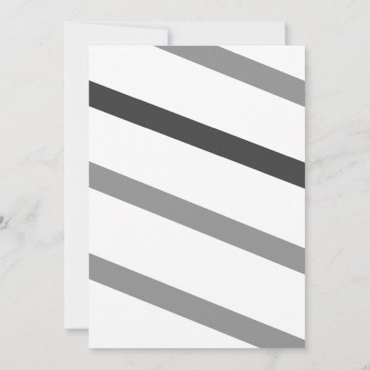 サイコロのアートカード(招待状と発表) 招待状 (裏面)