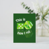 サイコロのポストカード ポストカード (スタンド正面)