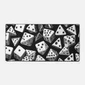 サイコロの喜び：幾何学的カスケード デスクマット (正面)