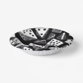 サイコロの喜び：幾何学的カスケード ペーパーボウル (傾斜あり)