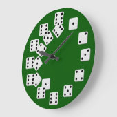 サイコロの柱時計 ラージ壁時計 (傾斜)