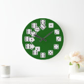 サイコロの柱時計 ラージ壁時計 (ホーム)