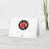 サイコロはジャーク悔やみや弔慰カード カード (裏面)