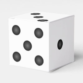 サイコロまたはダイウェディングパーティーの好意ボックス フェイバーボックス