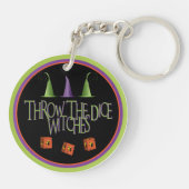 サイコロをキーチェーンにする キーホルダー (裏面)