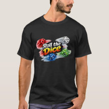サイコロを振るモーションブラーTシャツ