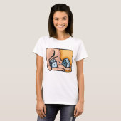 サイコロを振る Tシャツ (正面フル)