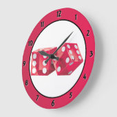 サイコロウォールクロック ラージ壁時計 (傾斜)