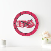 サイコロウォールクロック ラージ壁時計 (ホーム)