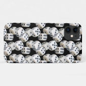 サイコロオンブラック Case-Mate iPhoneケース (裏面(横))