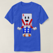 サイコロカード Tシャツ (デザイン正面)