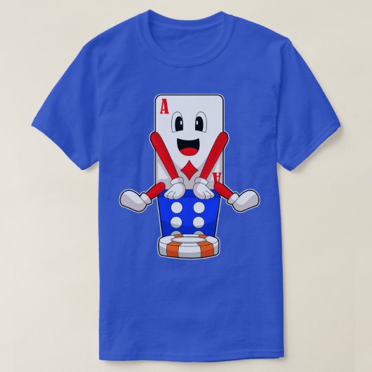 サイコロカード Tシャツ (デザイン正面)