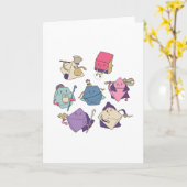 サイコロキャラクター カード (黄色い花)