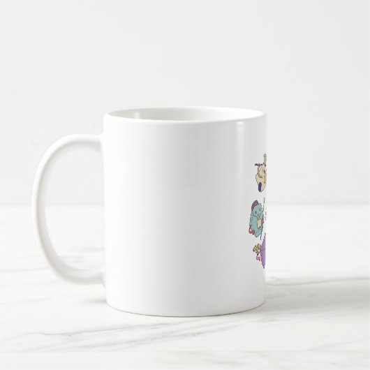 サイコロキャラクター コーヒーマグカップ (左)