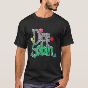 サイコロゴブリン卓上Rpgレインボーサイコロボードゲーム Tシャツ