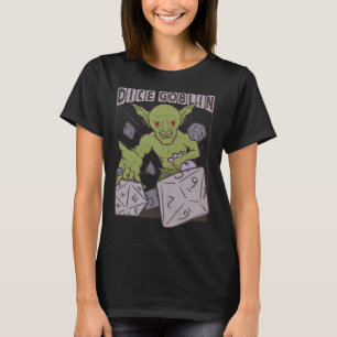 サイコロゴブリンOrc D20サイコロのためのRPGゲーマー Tシャツ