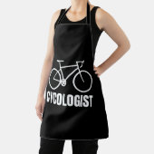 サイコロジストおもしろいバイクギフト エプロン (インサイチュ)