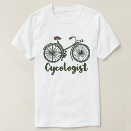サイコロジストおもしろいバイクサイクリングサイクリングラバーギフト Tシャツ
