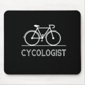 サイコロジストおもしろいバイクユーモア マウスパッド (正面)