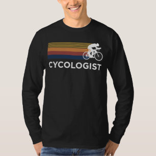 サイコロジスト-バイクおもしろいサイクリング-自転車好き Tシャツ