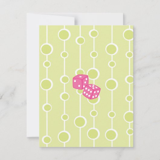 サイコロズマルティーニワン 招待状 (裏面)