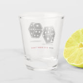 サイコロズ・ドン・ウェイト・ショット・グラス ショットグラス (裏面)