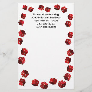 サイコロプレイヤーひな形 便箋