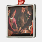 サイコロプレーヤー メタルオーナメント (左)