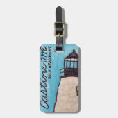 サイコロヘッドライトハウスラゲッジタグ ラゲッジタグ (正面縦)