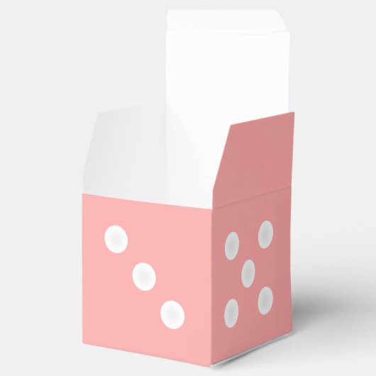 サイコロボックスの好意/ギフト – カスタマイズ可能な色 フェイバーボックス (オープン)