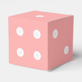 サイコロボックスの好意/ギフト – カスタマイズ可能な色 フェイバーボックス (裏面サイド)