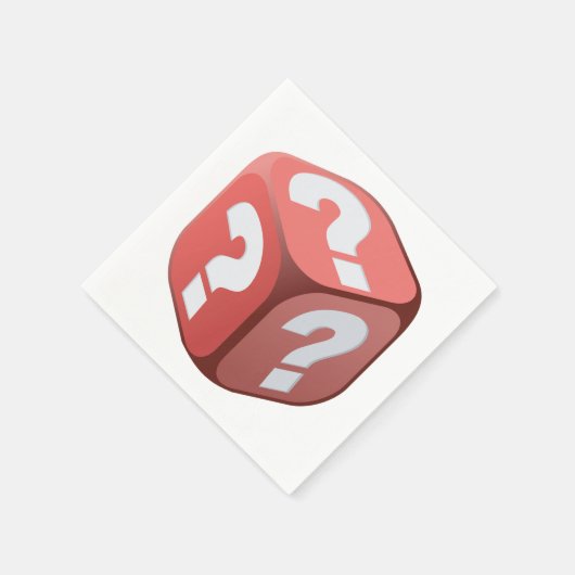 サイコロマーク付き紙ナプキン スタンダードカクテルナプキン (角)