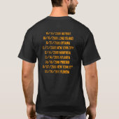 サイコロロール旅行 Tシャツ (裏面)