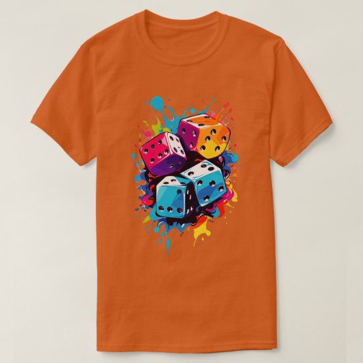 サイコロヴィンテージ Tシャツ (デザイン正面)