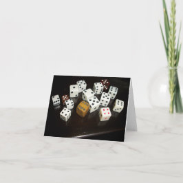 サイコロ付きノートカード カード