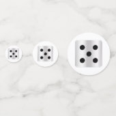 サイコロ番号5 コンフェッティ (裏面)