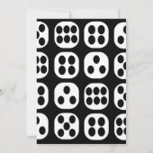 サイコロ転がゲームパーティー 招待状 (裏面)