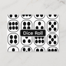 サイコロ転がゲーム 名刺