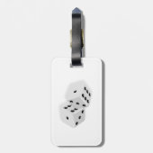 サイコロ転がズ ラゲッジタグ (裏面縦)