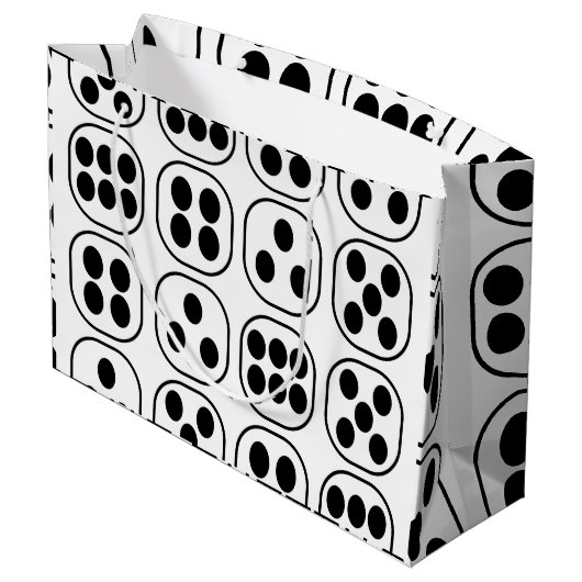 サイコロ転が誕生会 ラージペーパーバッグ (裏面アングル)