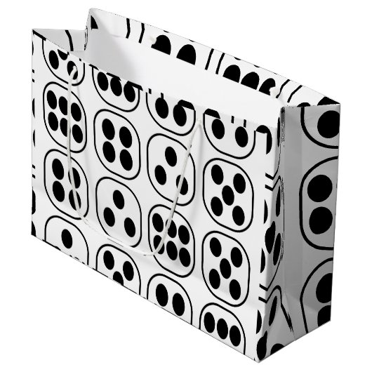 サイコロ転が誕生会 ラージペーパーバッグ (正面アングル)