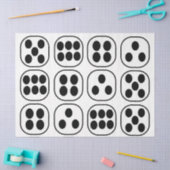 サイコロ転が誕生会 薄葉紙 (クラフト)