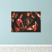 サイコロ選手 キャンバスプリント (インサイチュ (ウッドフロア))