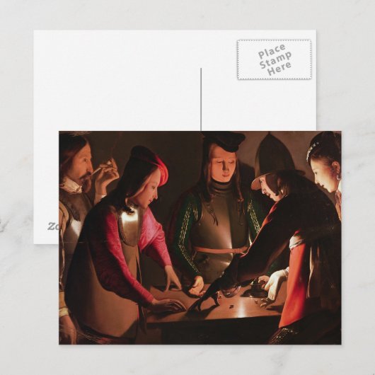 サイコロ選手 ポストカード (正面/裏面)