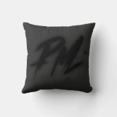 サイコロ101枕(blk)をスロー クッション (裏面)