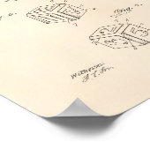 サイコロ1925パテントアートオールドペッパー ポスター (角)