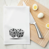 サイコロ キッチンタオル (四つ折り)