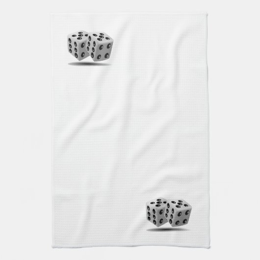 サイコロ キッチンタオル (縦)