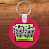 サイコロ キーホルダー (正面)