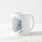 サイコロ コーヒーマグカップ (正面右)